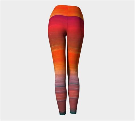 Bright Yoga Pants Yoga Leggings For Women Art Leggings Etsy