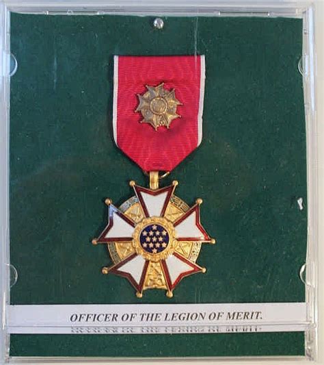 Sold Price An Officer Of The Legion Of Merit Medal In White May 3