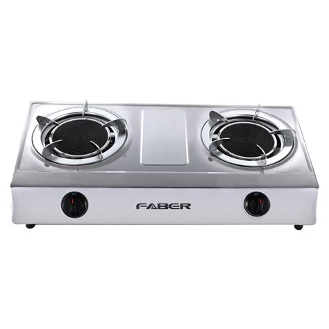 Faber Burner Stainless Steel Cooker Stove Dapur Gas Fs Casa