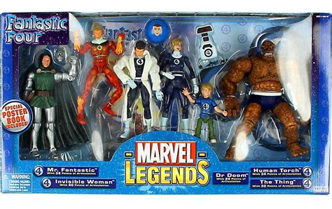 Marvel Legends Fantastic Four Action Figure 7 Pack Boxed Set