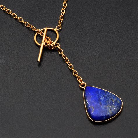 Lapis Lazuli Necklace Woman Necklace Gemstone Jewellery T Etsy