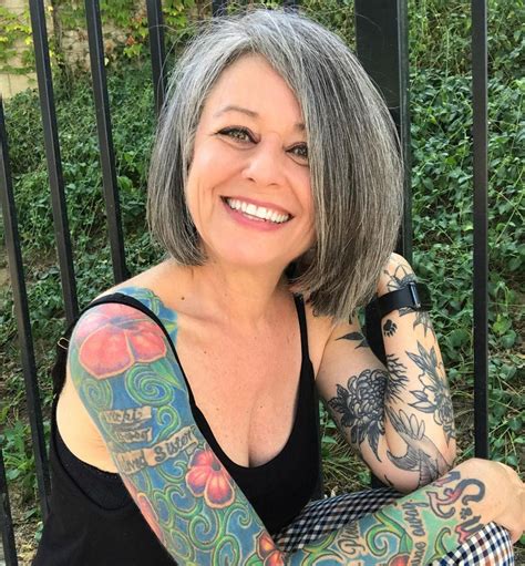 A 58 Year Old Woman With Tattoos Has Been Criticized For “dressing Up Like A Teenager” And Now