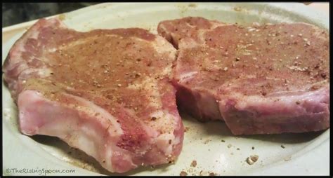 Cooking this lean cut of meat can be intimidating because there's a very small window between perfectly done and overcooked. Simple Pan Fried Pork Chops | The Rising Spoon