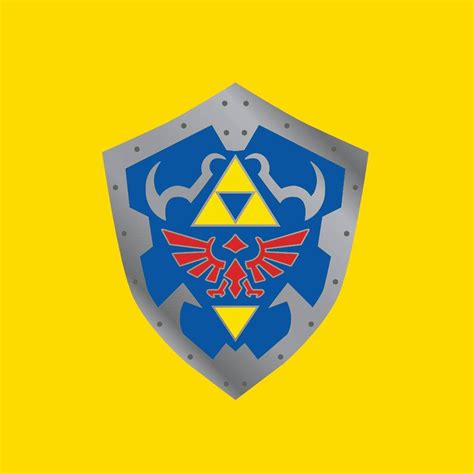 Tloz Ocarina Of Time Hylian Shield Enamel Pin Etsy