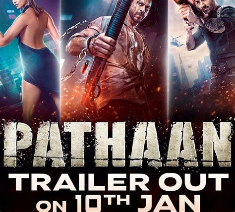 shahrukh khan announces pathan trailer release date watch here credent tv