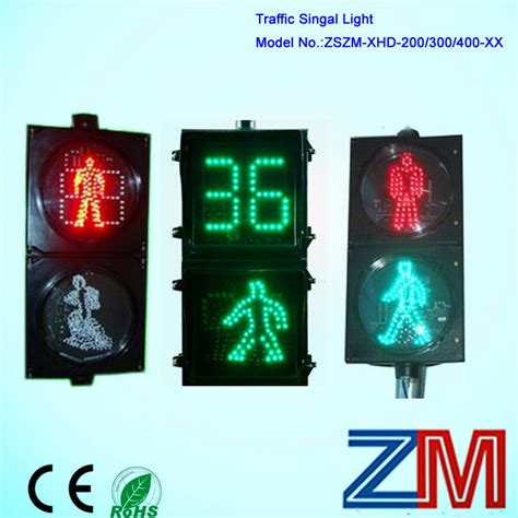 Factory Price LED Flashing Pedestrain Traffic Light With Countdown Timer China Traffic Light