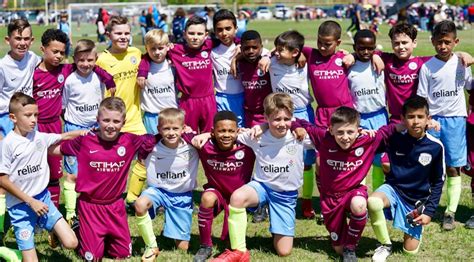 Rise Sc And Manchester City Youth Soccer Players At The Ibercup Usa