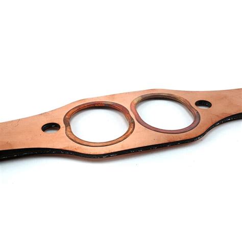 Sbc Oval Port Copper Header Exhaust Gaskets For Sb Chevy 327 305 350