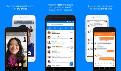 Facebook messenger is just like texting, but you don't have to pay for every message (it photos and videos: 7 Best Android apps for video calling