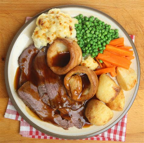 The Sunday Roast Is A Traditional British Main Meal That Is Typically Served On Sunday Hence