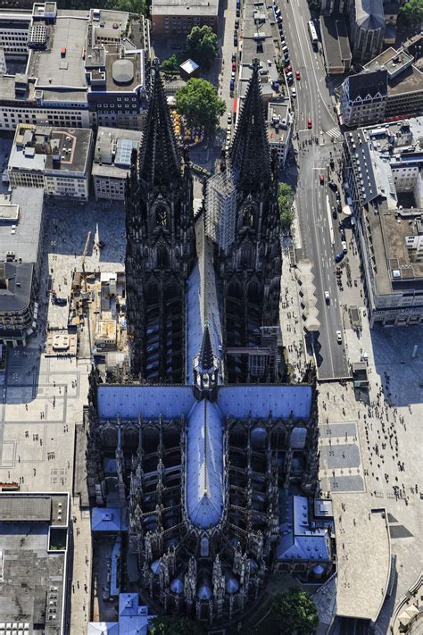 Datography Cologne Cathedral Via Aerial Photography