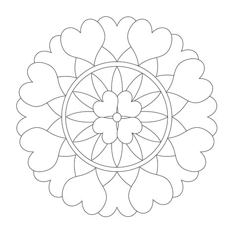 This section has many printable mandalas and kaleidoscopic design pictures for adults and older kids who like to color. Free Printable Mandala Coloring Pages For Adults - Best ...