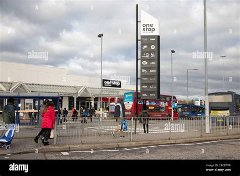 One Stop Shopping Centre Bus Station Perry Barr Birmingham Stock