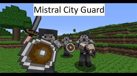 Minecraft Npc Battle Mistral City Guard Vs Spiders Youtube