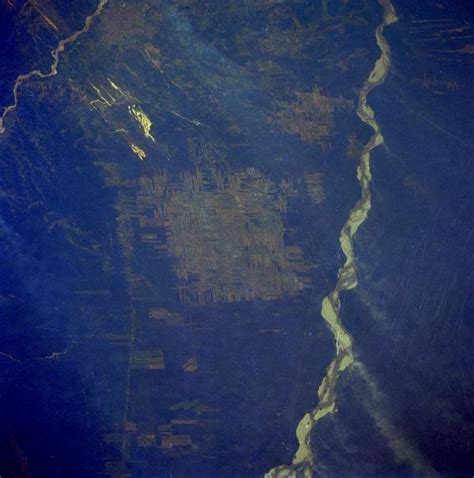 Mapa Satelital Foto Imagen Satelite Del Rio Grande Bolivia
