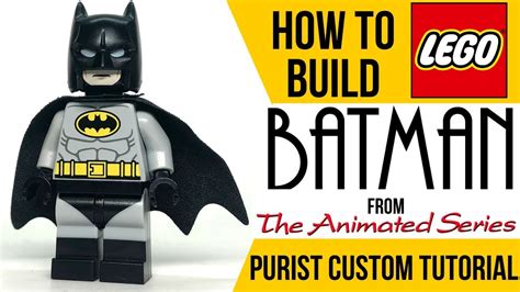 How To Build Lego Batman From The Animated Series Youtube