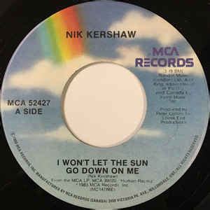 Nik Kershaw I Won T Let The Sun Go Down On Me Vinyl Discogs