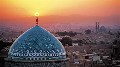 Islam Iran Sunset Islamic Architecture Mosque Wallpapers Hd