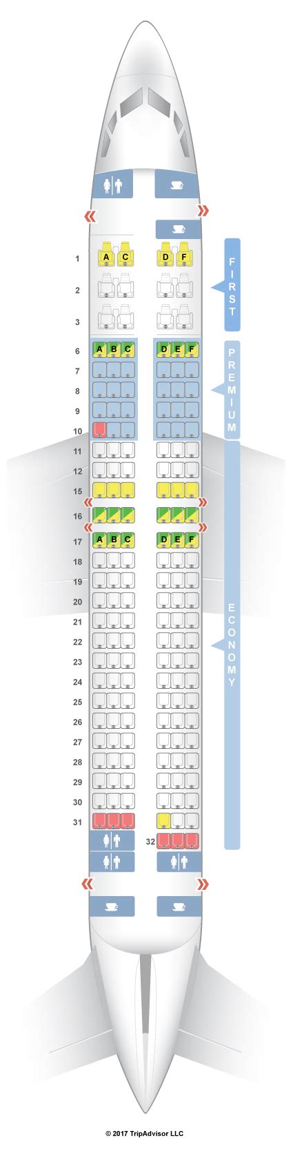 Which is the best seat on alaska airlines? SeatGuru Seat Map Alaska Airlines Boeing 737-800 (738 ...
