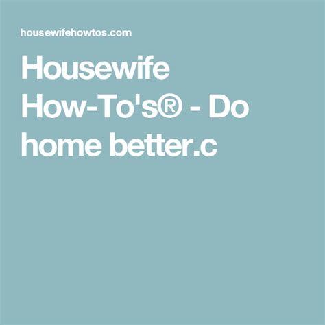 Conduct inspections using this checklist to evaluate if your facilities are properly managed and if there are signs or evidence that pest control checklist. Housewife How-To's® - Do home better.c | Housewife ...