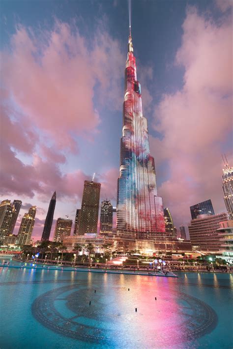 Burj Khalifa Dubai Magical City Of Lights Photography Фотография