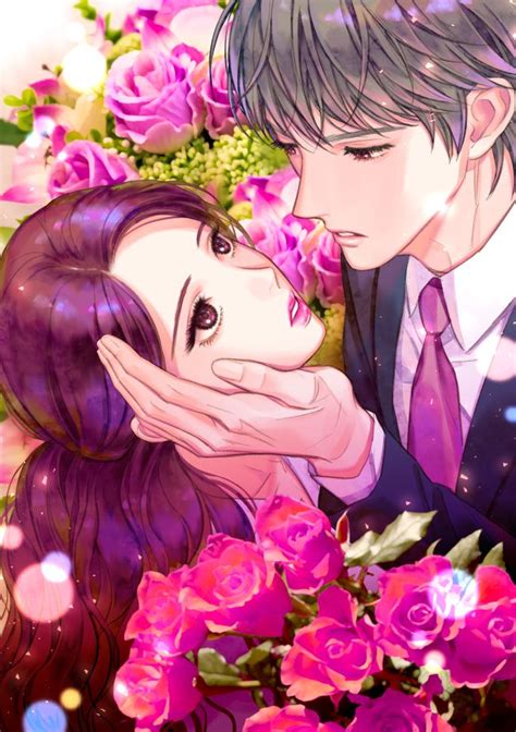 Anime Love Story Anime Love Couple Manhwa Manga Illustration Loving