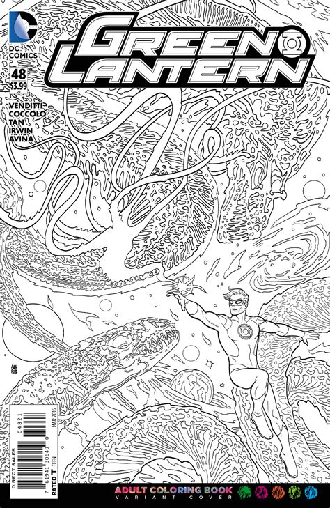 Dc comics break out the green crayons, because the emerald archer is here in his own adult coloring book, featuring art by neal adams, mike green lantern green arrow space traveling heroes hc. NOV150245 - GREEN LANTERN #48 ADULT COLORING BOOK VAR ED ...