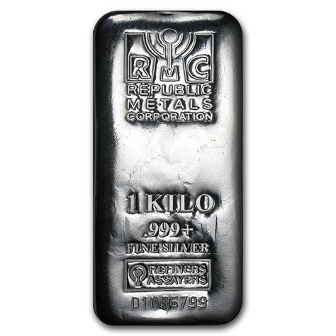 Silver Republic Metals Bar 1 Kg Silver Bullion Malaysia