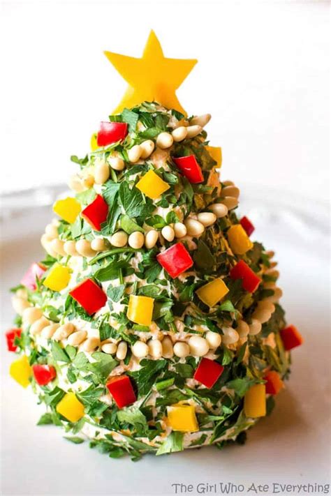 Easy Cheesy Christmas Tree Shaped Appetizers Easy Holiday Appetizer