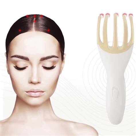 New Electric Vibration Head Massager Finger Gripper Claw Body Scalp Massage Portable Massager
