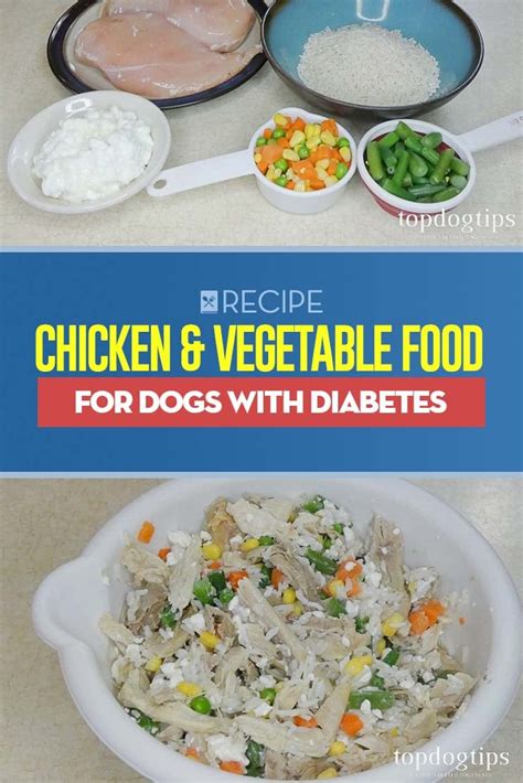 Homemade Chicken And Vegetable Food For Dogs With Diabetes Recipe