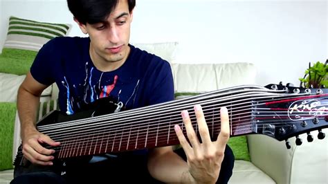 Incredible 15 Strings Bass Guitar Play Youtube