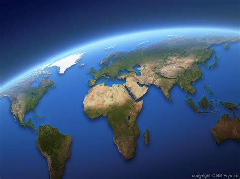 Realistic Map Of The World Mijn Persoonlijke Interesses