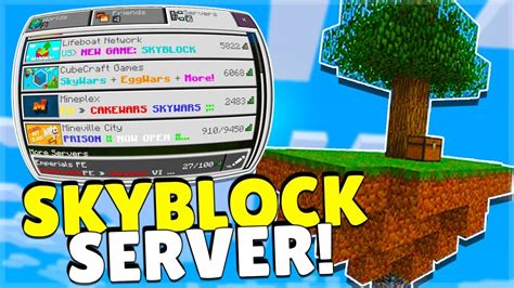 Skyblock Servers Minecraft Bedrock Zoporet