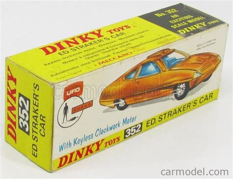 Dinky England 352 Scale 143 Ganderson Ufo Ed Strakers Car Yellow