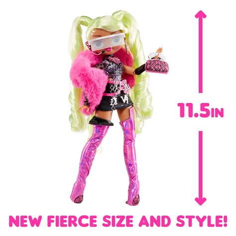 buy lol surprise omg fierce lady diva fashion doll with 15 surprises including outfits and