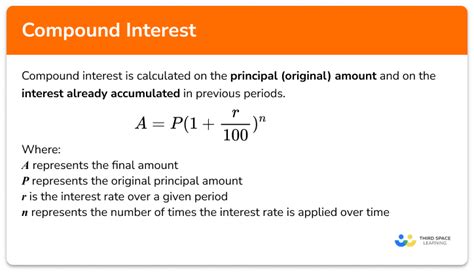 Compound Interest Gcse Maths Steps Examples And Worksheet