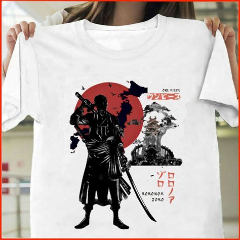 Hot Sale Vintage Roronoa Zoro One Piece Anime T Shirt Size S5xl Ebay