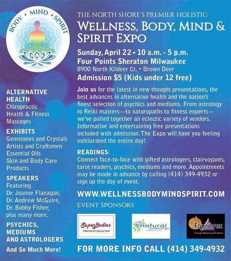 Wellness Body Mind Spirit Expo Add Years To Your Life And Life To