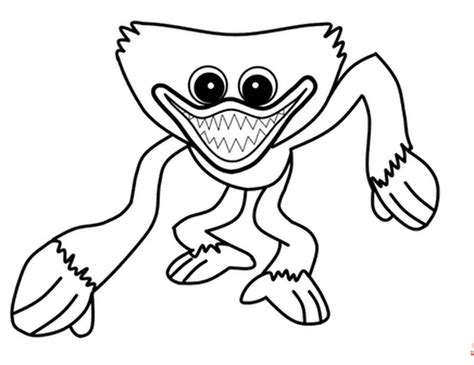 Game / Halloween "Poppy Playtime Coloring Pages Printen" | Catch My Party