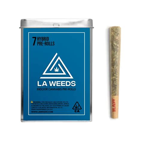 La Weeds Classic Hybrid 7 Pack Preroll Delivery In Los Angeles