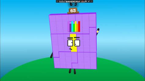 Numberblocks A Relaxing Day For Sixty Three Youtube