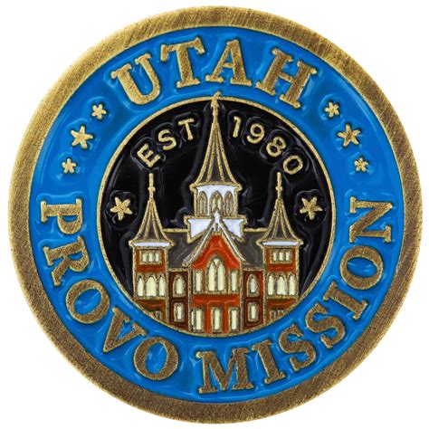 Utah Provo Commemorative Mission Pin