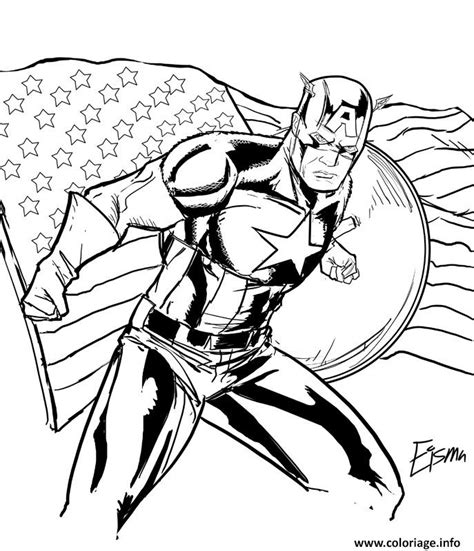 Jpg files, a4 size, pdf to download. Coloriage Colorier Captain America 50 dessin