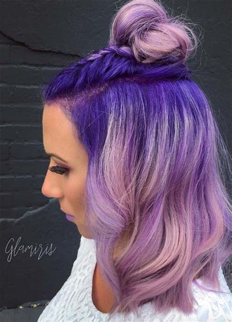 Tempted to give purple hair a go? 50 Lovely Purple & Lavender Hair Colors - Purple Hair ...