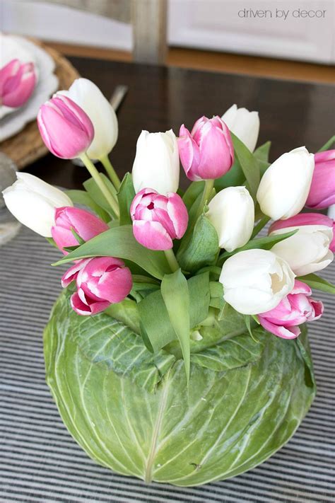 Add yellow ribbon, secured with small straight pins, and leave a long end for tying. Setting a Simple Easter Table (With Decorations You Can Snag at the Grocery Store!) | Driven by ...