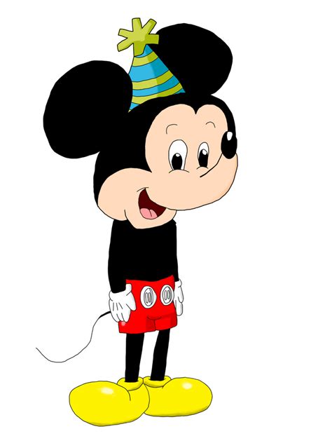 My Drawing Of Mickey Mouse With A Party Hat Fandom