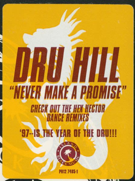 Dru Hill Never Make A Promise Hex Hector Remixes 1997 Vinyl