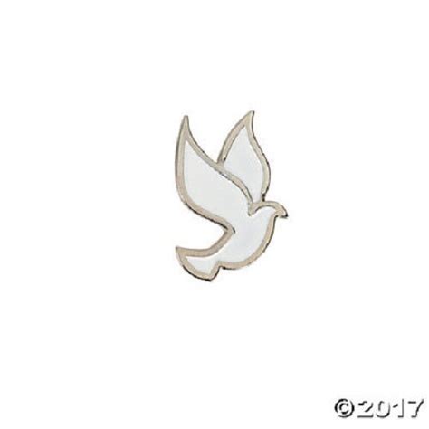 Baptism Confirmation Holy Ghost Spirit Dove Blessed Sacrament Pin 1 Per