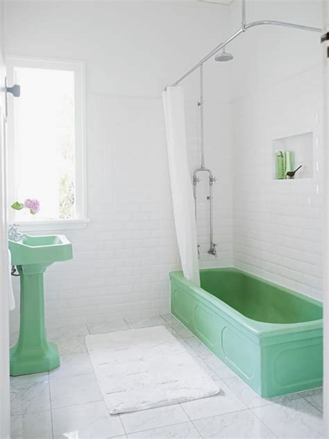 Maybe you would like to learn more about one of these? Mint-green bathrooms. | Door Sixteen